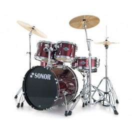 BATERIA SONOR SMART XTENDED STUDIO WINE RED.PLATOS.