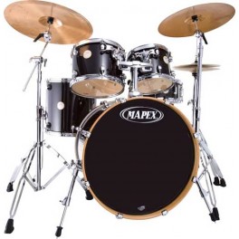 BATERIA MAPEX MERIDIAN MAPLE MP5045MB.TRANSPARENT MIDNIGHT BLACK.