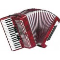 Acordeón "ESTRELLA" 37/80 Rojo