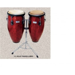 Conga STRONG 10"+11"rojo trans