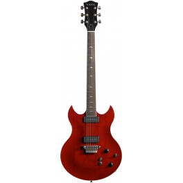 GUIT ELEC VOX VIRAGE SDC55TR TRANSPARENT RED AM
