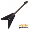GUI.SCHECTER V-1 CUSTOM FR SATIN BLACK (SBK)
