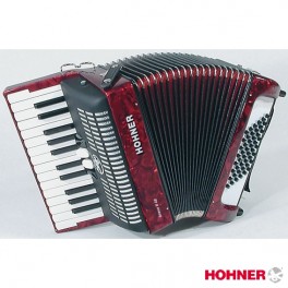 ACORDEON HOHNER BRAVO II-48 ROJO