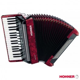 ACORDEON HOHNER BRAVO III-80 ROJO