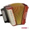 ACORDEON HOHNER CORONA II ROJO
