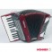 ACORDEON HOHNER BRAVO II-48 ROJO
