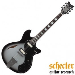 GUI.SCHECTER TSH-1 SEMI-HOLLOW SILVER BURST SVB