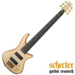 BAJO SCHECTER STILETTO CUSTOM-6 NATURAL (NAT)