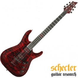 GUI.SCHECTER C-1 EXOTIC STAR LAVA RED (LRD)