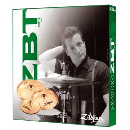 JUEGO PLATOS ZILDJIAN ZBT 4 PRO (HH14", Crash16", Ride20"+Crash18")
