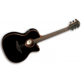 GUITARRA ELECTRO-ACUSTICA LAG AUDITORIUM (SLIM LINE) CUTAWA Negra