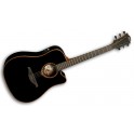 GUITARRA ELECTRO-ACUSTICA LAG DREDNOUGHT CUTAWAY Negra