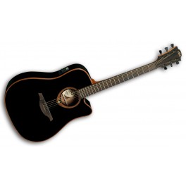 GUITARRA ELECTRO-ACUSTICA LAG DREDNOUGHT CUTAWAY Negra