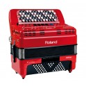 FR-1x Acordeon Botones Rojo