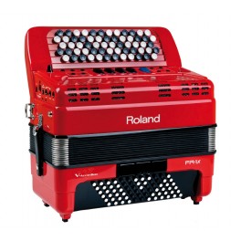 FR-1x Acordeon Botones Rojo